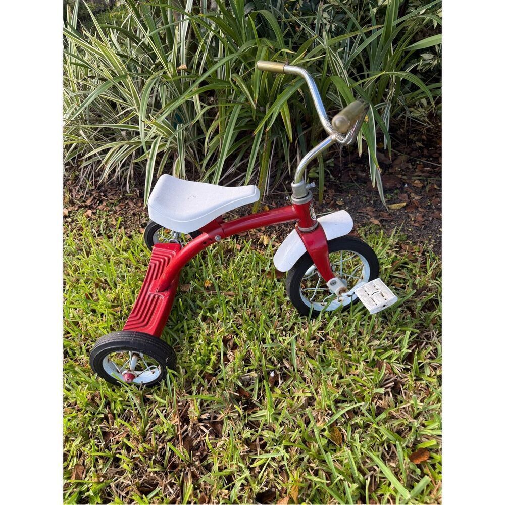 Vintage Roadmaster Kids Tricycle Steel Toy USA Old Ride See Description